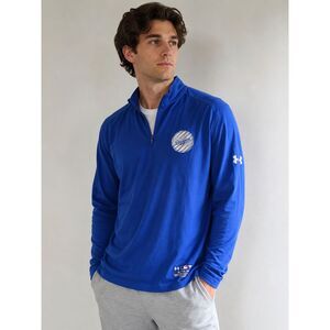 Los Angeles Dodgers Under Armour HeatGear 1/4 Zip Pullover Shirt Blue XL MLB